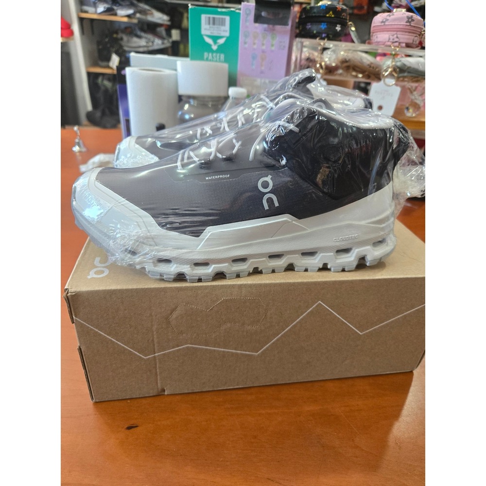 On Running Cloudrock Waterproof Hiking Boots Black Eclipse Mens 11.5 23.99854